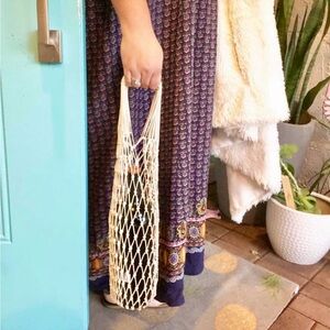 Bohemian Style Handmade Macrame Wine Bag